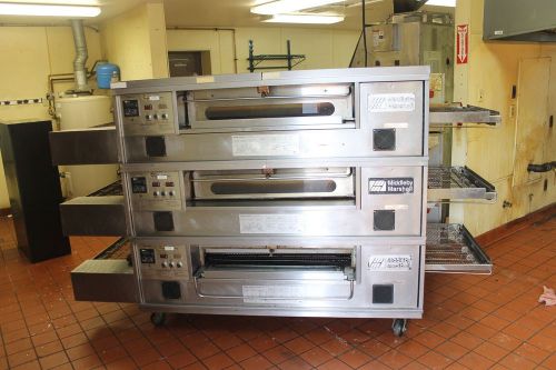 Middleby Marshall PS570G TRIPLE STACK GAS PIZZA OVEN