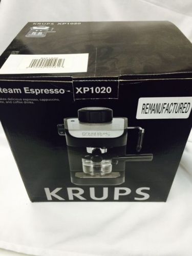 Remanufactured Krups Steam Espresso Machine XP1020 Espresso Cappuccino Latte