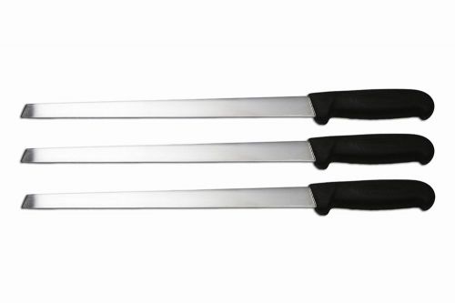 3 Columbia Cutlery 12” Ham and Lox Slicers - Tuna Sashimi -  Very Sharp New!!