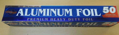 Premium Heavy-Duty Aluminum Foil - Box of 24 rolls 50&#039; each