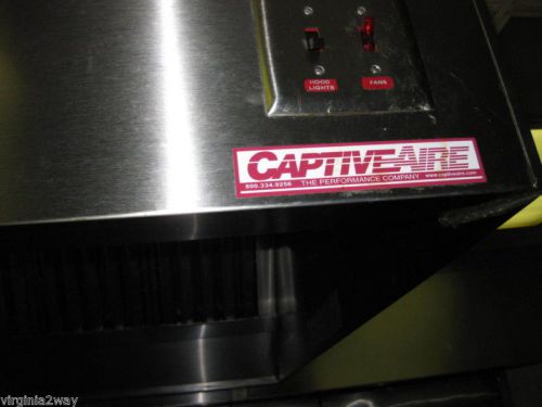 Captiveaire island exhaust hood w/ventilator for sale