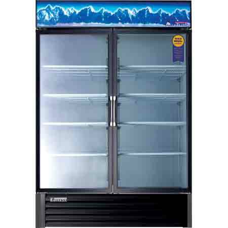NEW  53 1/4 &#034;  2 Swing Door Refrigerator   EVEREST  Model EMSGR48