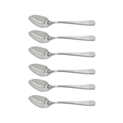 6 Windsor Grapefruit Spoons Heavy Weight 18/0 Stainless Steel Free Shipping USA