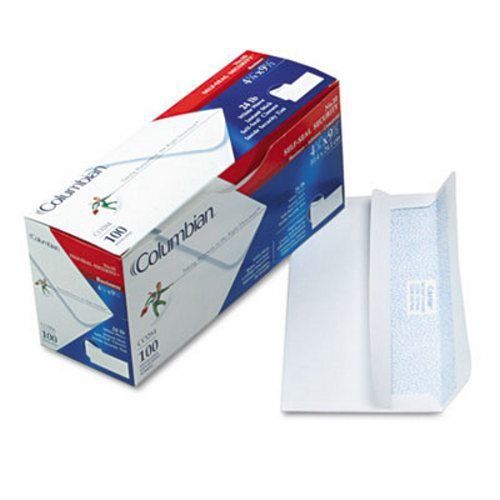 Self-Seal Business Envelopes with Security Tint; #10, 100 per Box (QUACO284)