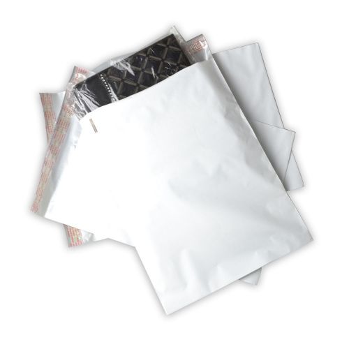 50 New Privacy #8 19x24 White Self Seal Poly Mailer Shipping Envelope Bag
