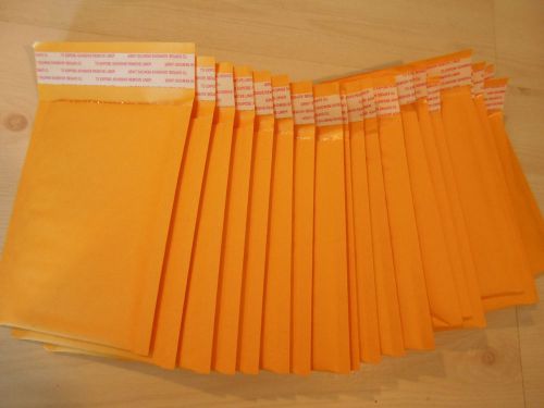 20 4X6 Kraft Bubble Shipping Mailers Paddded Envelopes lot of 20