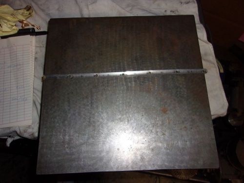 12&#034; x 12&#034; CAST IRON SURFACE LAPPING PLATE