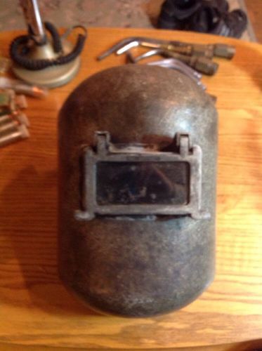 Vintage welding helmet mask shield steampunk machine age industrial art gothic 4 for sale