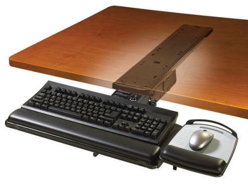 Brand New 3M AKT100SA  ADJ KEYBOARD TRAY W/ MOUSE AREA CENTER SHORTARM 18IN