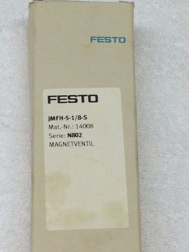 Festo JMFH-5-1/8-S solenoid valve. New. jmfh 5 1/8 s