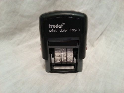 Trodat Economy Self-Inking Date Stamp, Stamp Impression Size 3/8-in x 1-1/4-in