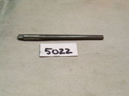 (#5022) Used Machinist No.0 Straight Flute Taper Pin Reamer