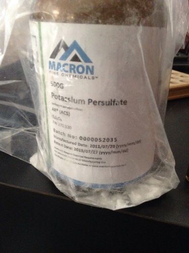 Potassium Persulfate, ACS, 100.2%, Certified, 500g