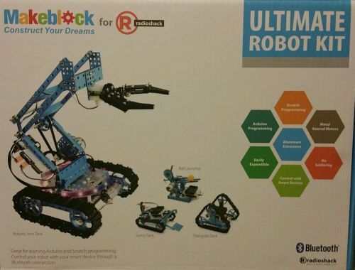 Makeblock- Ultimate Robot Kit- Arduino Compatible $399.99 RETAIL! US SELLER