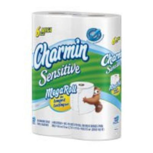 Charmin Sensitive Bath Tissue  Mega Rolls  6 ea