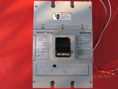 Siemans sentron seris circuit breaker jxd63s400a for sale