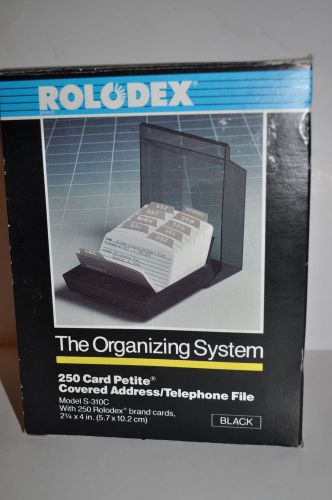 A-DU Rolodex 250 Card Petite Covered Address/Telephone File S-310C NEW 1989