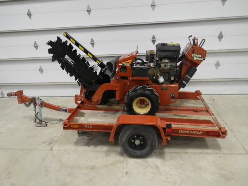 2011 Ditch Witch RT12 Walk Behind Trencher Skid Loader Controls Vermeer Low HRS!