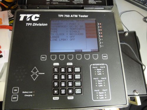 TTC TPI 750 ATM tester