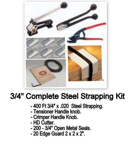 3/4&#034;  Steel Strapping Kit Including all Tools Complete kit