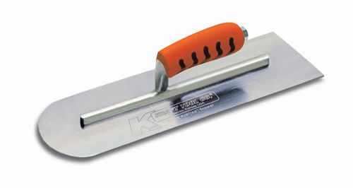 Kraft tools 20&#034; x 5&#034; round end cement trowel w/proform handle cf288pf for sale