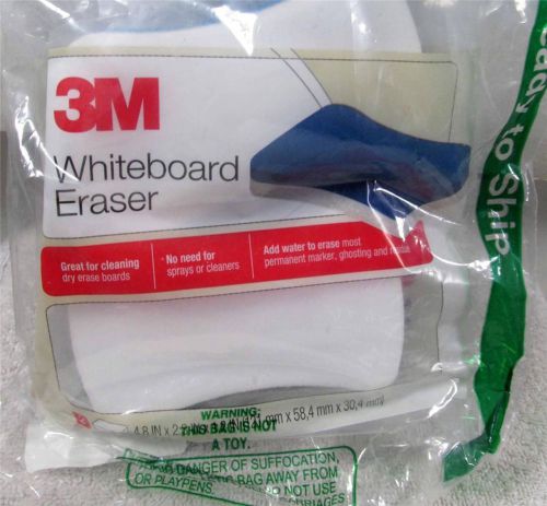 3m 581-wbs whiteboard eraser dry eraser pads - 2 pack 4.8&#034;in x 2.8&#034;in for sale