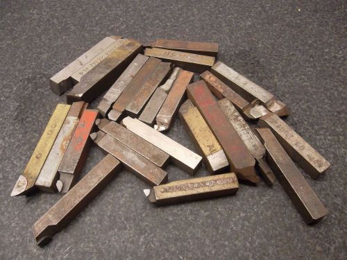 Lot of Assorted  Brazed Carbide Tool Bits