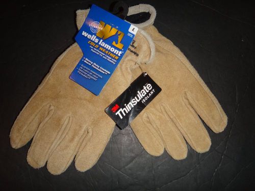 Men&#039;s Wells Lamont Cold Weather Thinsulate All Purpose Gloves Size L