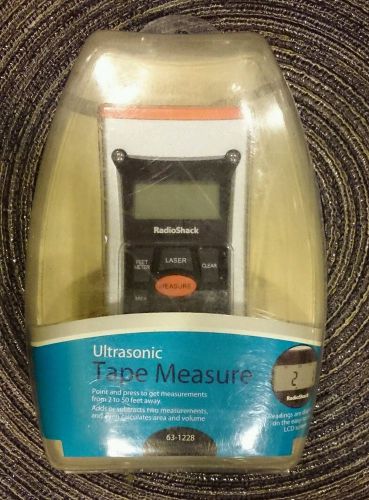 RadioShack Ultrasonic Digital LCD Tape Measure 63-1228