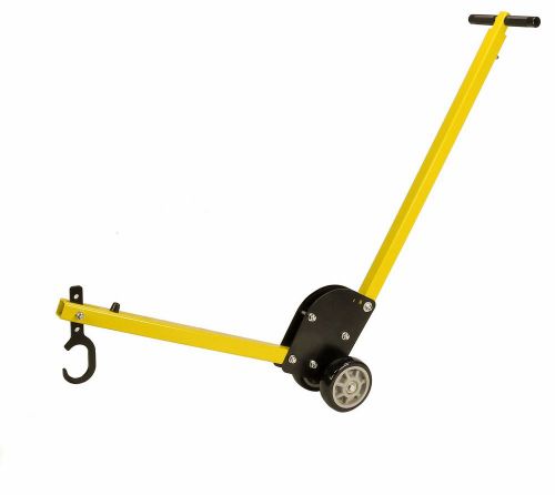 Heavy Duty Manhole Cover Lifting Dolly Device for Use With Steel Lifting Magnet