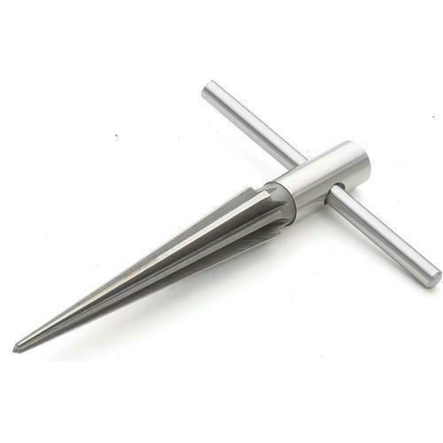 Shop fox repairman&#039;s 5&#034; tapered reamer 1/8&#034; to 5/8&#034; 10 degree included angle new for sale