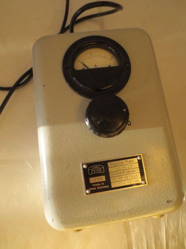 Carl Zeiss 39-25-63 Transformer Light Power Supply Lab Microscope Illuminator