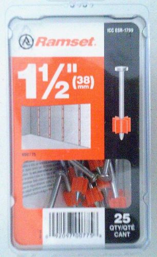 NEW RAMSET ITW BRANDS 00775 .300 x 1-1/2-Inch Drive Pin, 25-Pack