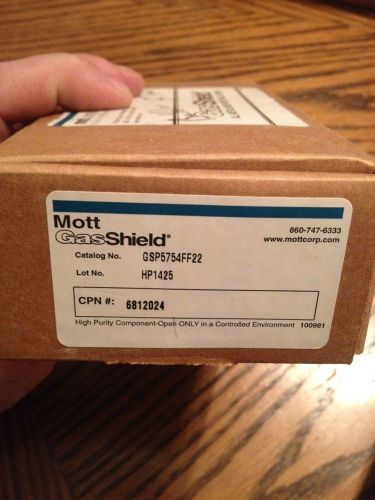 Mott GSP5754FF22 High Purity GasShield Point of Use Gas Filter NEW Still Sealed