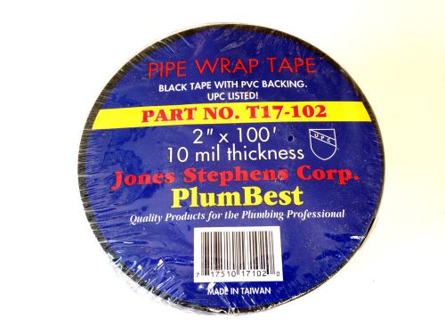 Jones stephens corp. pip wrap tape t17-102 - 2&#034; x 100&#039; - 10 mil - plumbest for sale