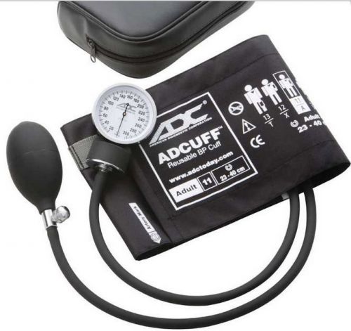 Adc blood pressure monitor aneroid sphygmomanometer 760-12xbk for sale