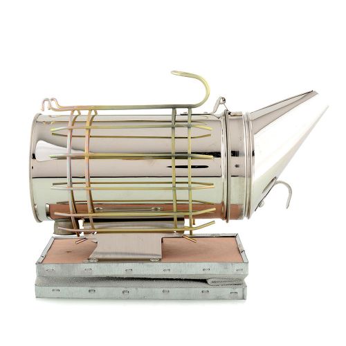 Hot Removable Vintage Bee Hive Smoker Stainless Beekeeping Equipment Device