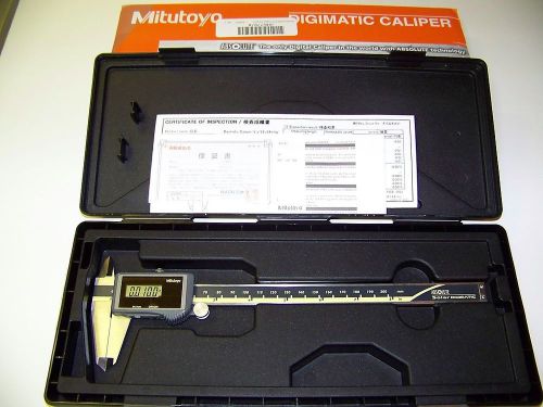 New mitutoyo 500-474 digital solar Calipers 0-8&#034; NR NIB