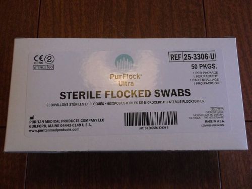 Puritan PurFlock Ultra sterile flocked swab 6&#034;    QTY- 50