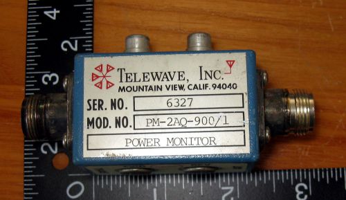 Telewave Power Monitor Dual Direction PM-2AQ-900/1 Connect To Bird  Meter
