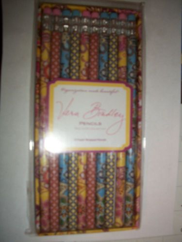 Vera Bradley Pencil Set 10-Count Paper Wrapped New