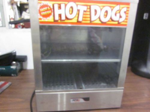 Hot dog steamer &#039;mr. frank&#039; buns warming countertop apw wyott ds-1a concession for sale