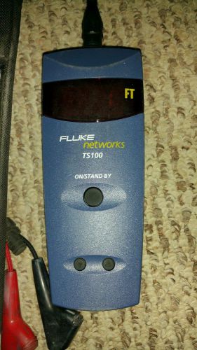 FLUKE NETWORKS TS100 CABLE LENGTH FAULT TESTER METER WITH CASE