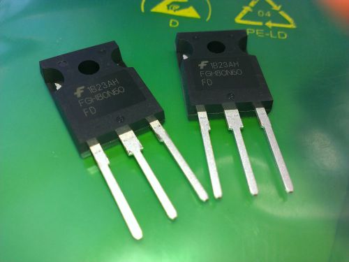 [2 pcs] fgh80n60fd fairchild 80a 600 v 290w field stop igbt with diode to247 for sale