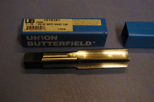 Union Butterfield 1010181 1 - 14 NS H4 High Speed Steel Straight Flute Bottom -
							
							show original title