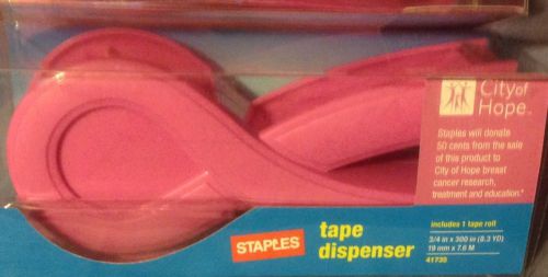 Pink Ribbon Tape Dispenser - PINK RIBBON TAPE DISPENSER - New - Tape included