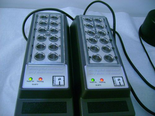 Two Raven Model 120 Dry Bath Biological indicator Incubators 55-60 °C
