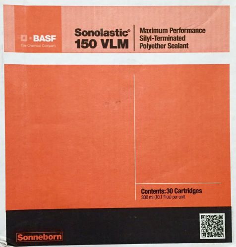 BASF SONOLASTIC150 with VLM Technology 1 Case of 30 - 10.1 oz Tubes WHITE