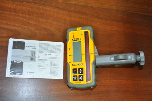 Spectra Precision HL700 - w/ clamp &amp; Manual - Brand NEW 3 Year Warranty