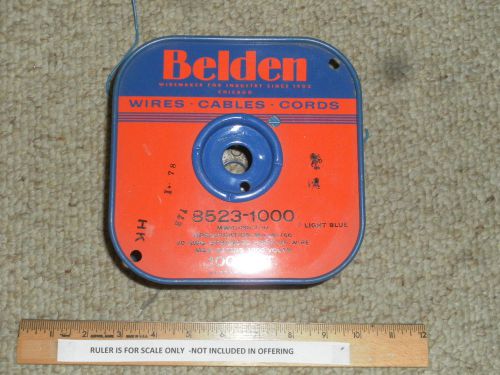 Belden 8523  20 AWG Mil spec W76B 1000 FT hook up wire  Max 1000 volts, NOS